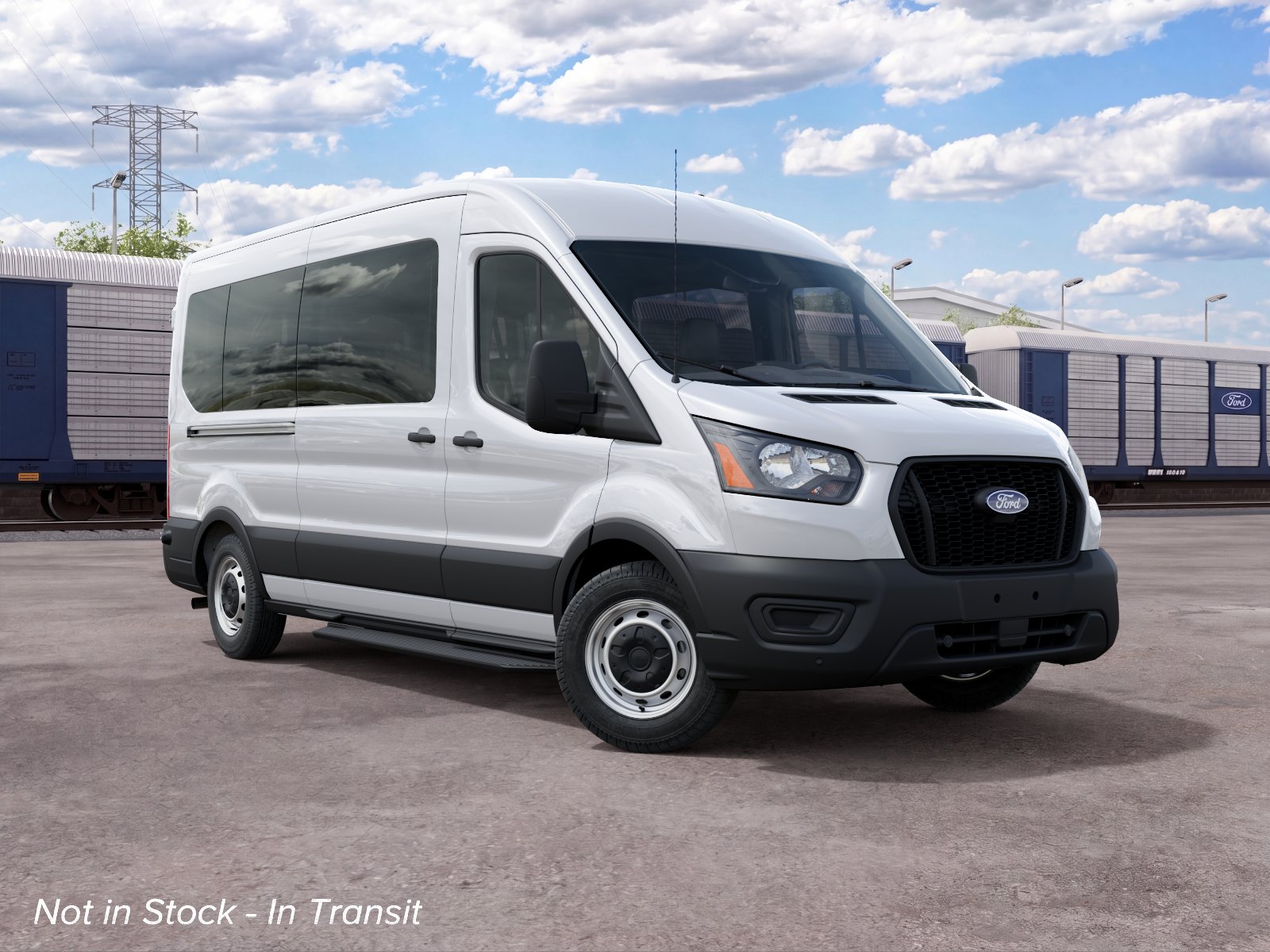 New 2027 Oxford White Ford Passenger Van XL image 4