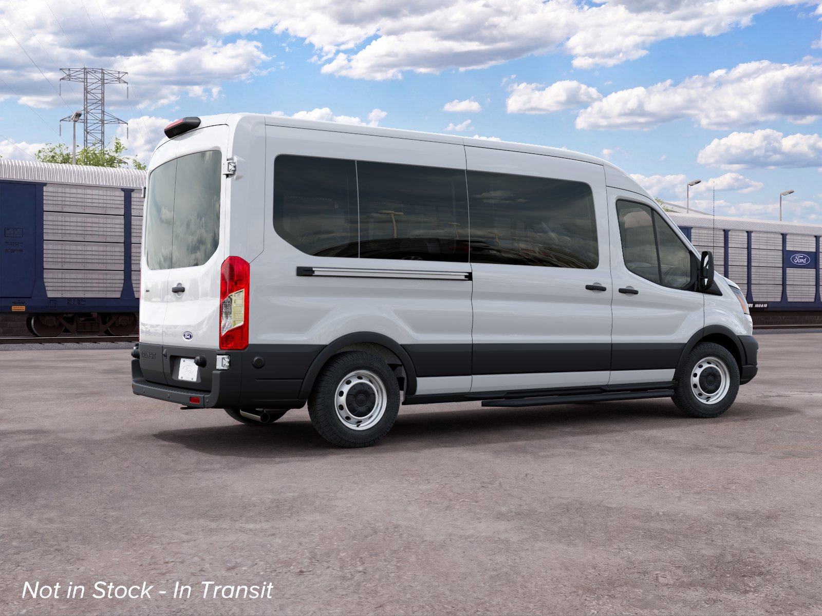 New 2027 Oxford White Ford Passenger Van XL image 6