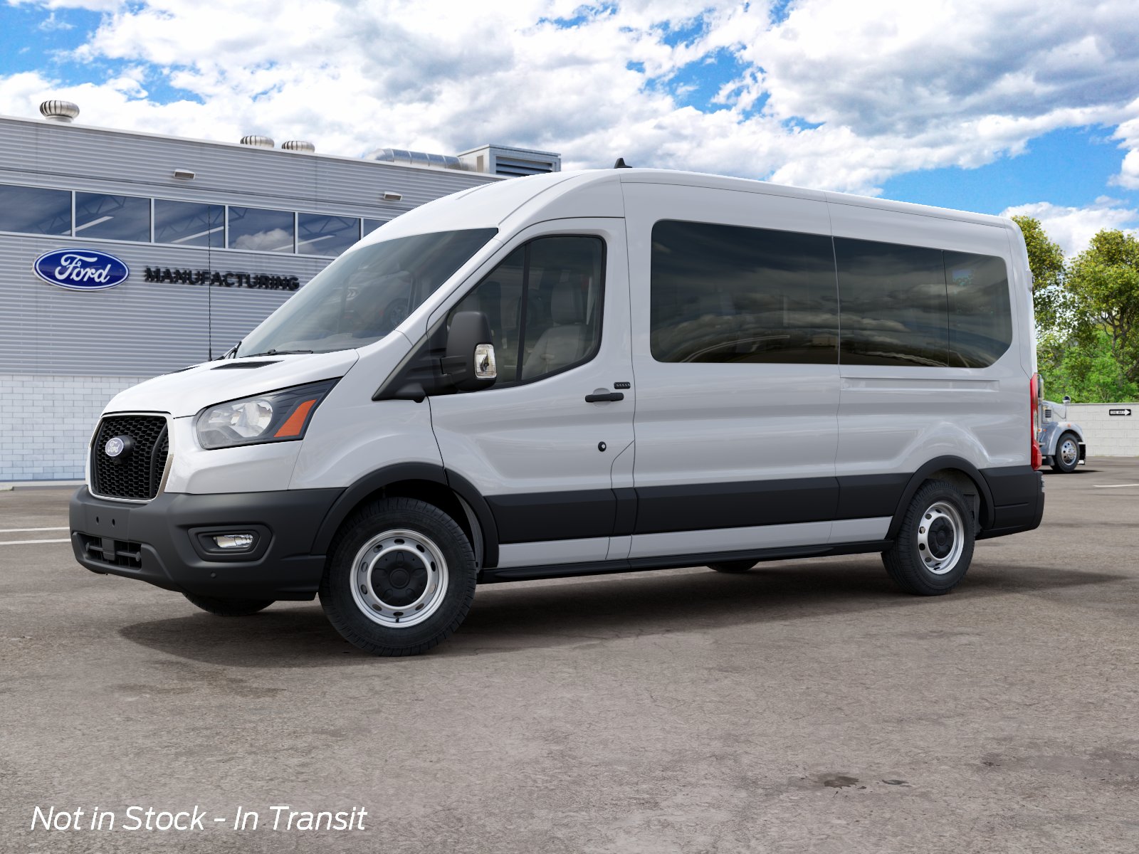 New 2027 Oxford White Ford Passenger Van XL image 2
