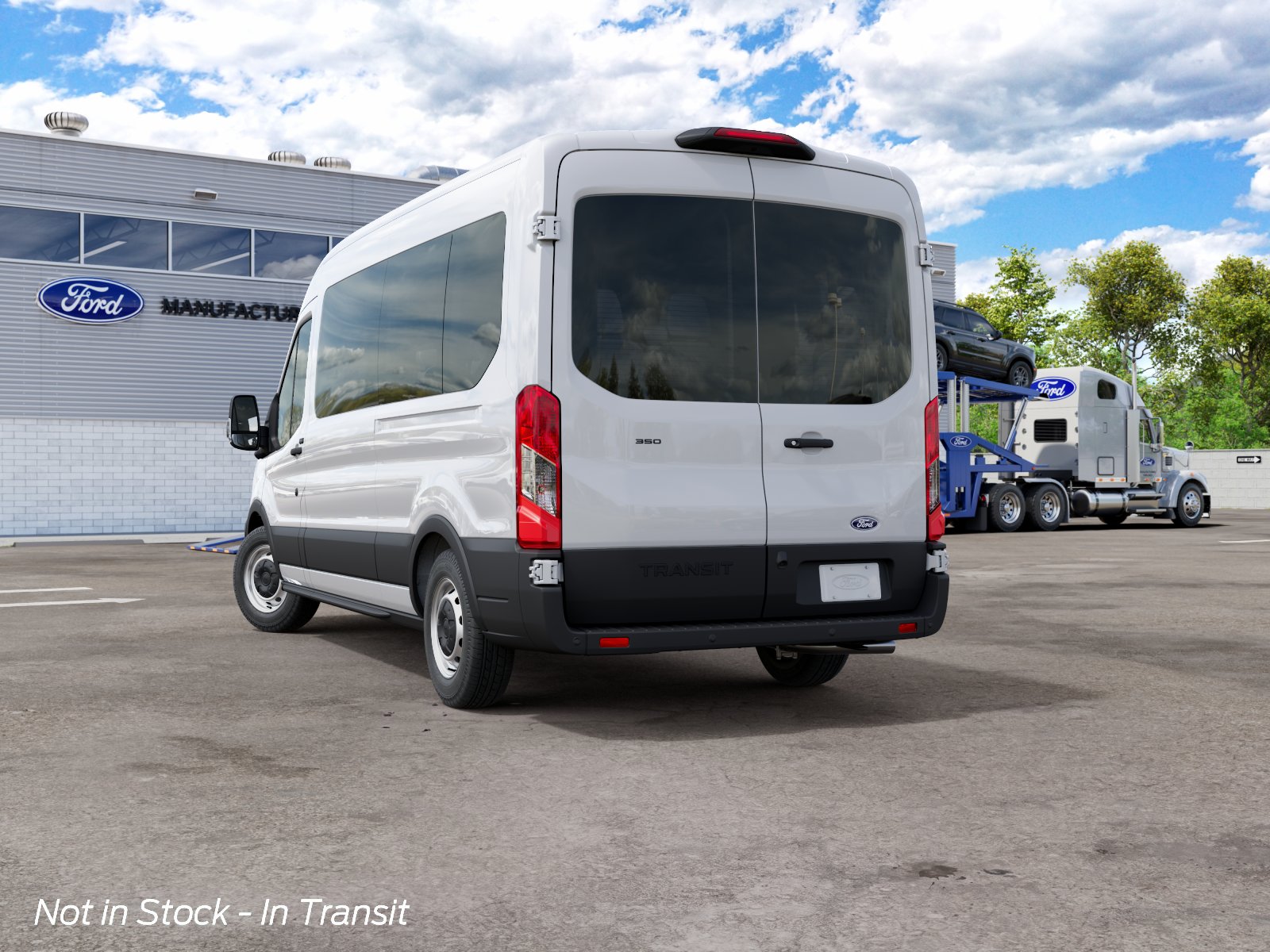 New 2027 Oxford White Ford Passenger Van XL image 4