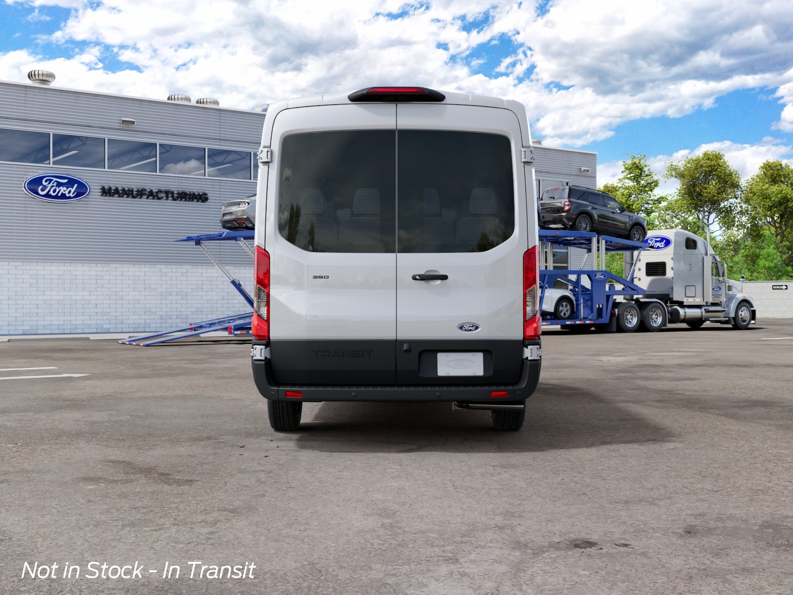 New 2027 Oxford White Ford Passenger Van XL image 5