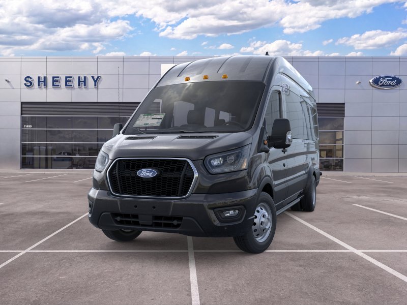 New 2026 Agate Black Metallic Ford Passenger Van XLT image 2