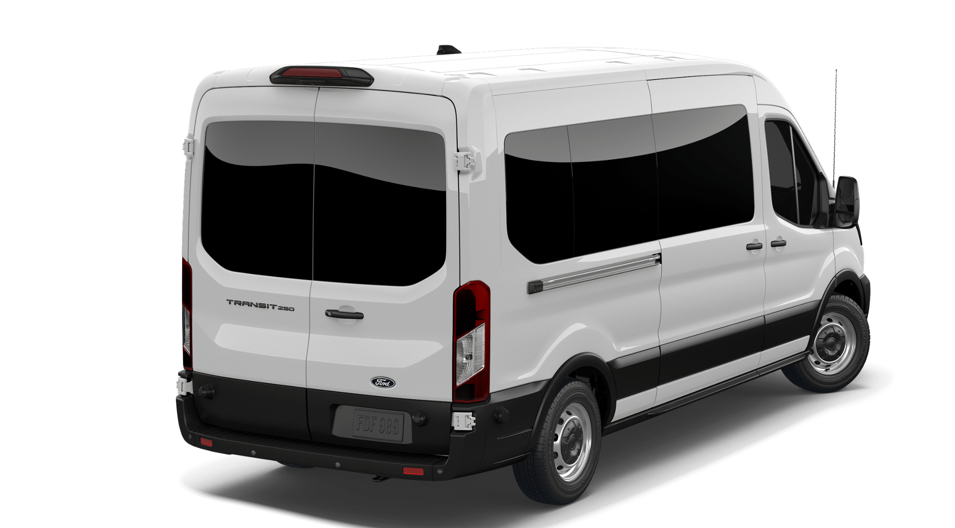 New 2026 Oxford White Ford Passenger Van XL image 3