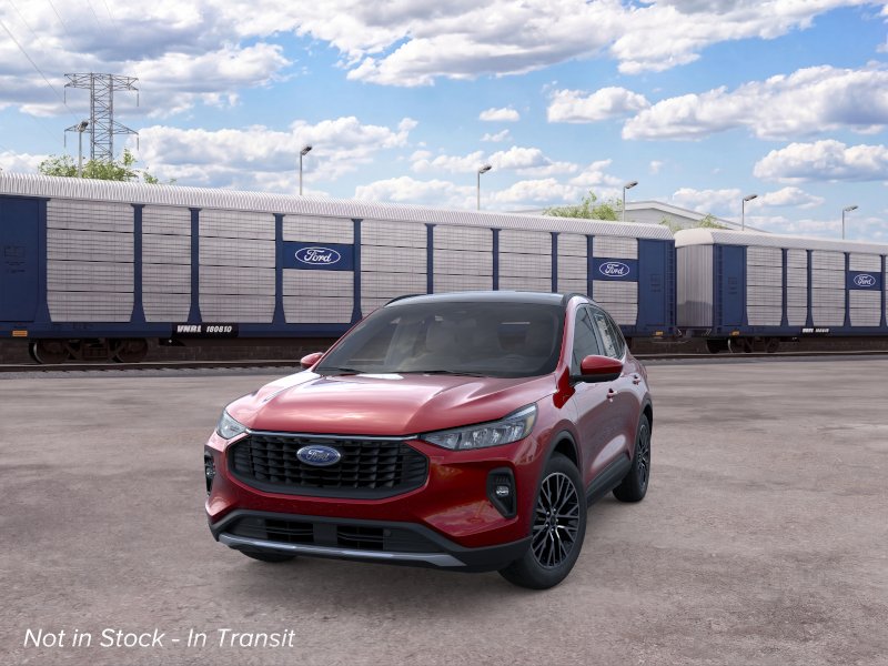 New 2025 Rapid Red Metallic Tinted Clearcoat Ford Plug-in Hybrid image 2
