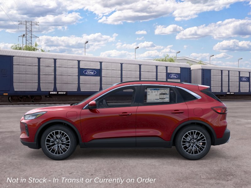 New 2025 Rapid Red Metallic Tinted Clearcoat Ford Plug-in Hybrid image 3