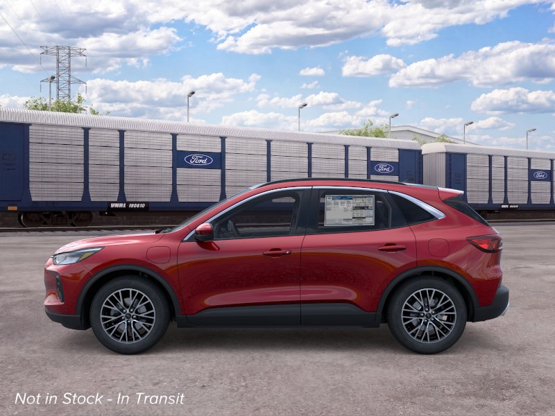 New 2025 Rapid Red Metallic Tinted Clearcoat Ford Plug-in Hybrid image 3
