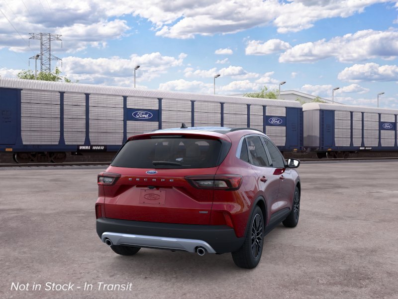 New 2025 Rapid Red Metallic Tinted Clearcoat Ford Plug-in Hybrid image 8