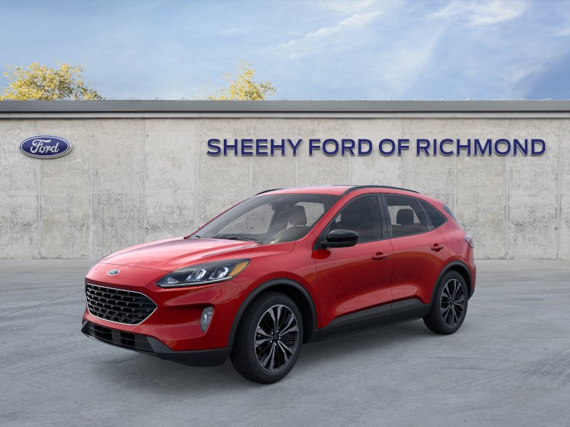 New 2022 Rapid Red Metallic Tinted Clearcoat Ford SEL image 2