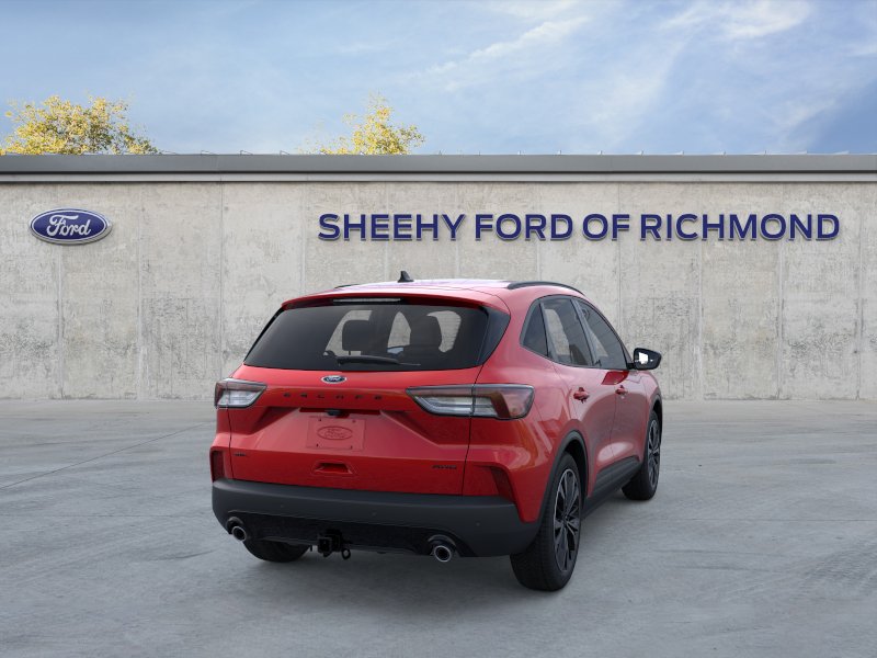 New 2022 Rapid Red Metallic Tinted Clearcoat Ford SEL image 8