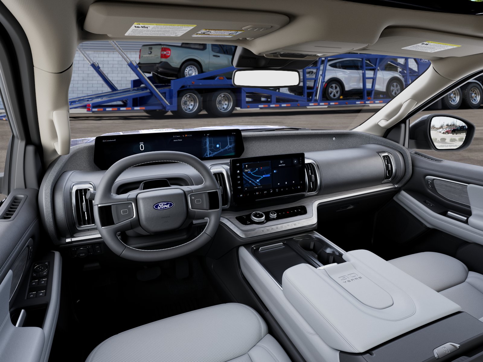 New 2027 Blue Ember Metallic Ford MAX Platinum image 9