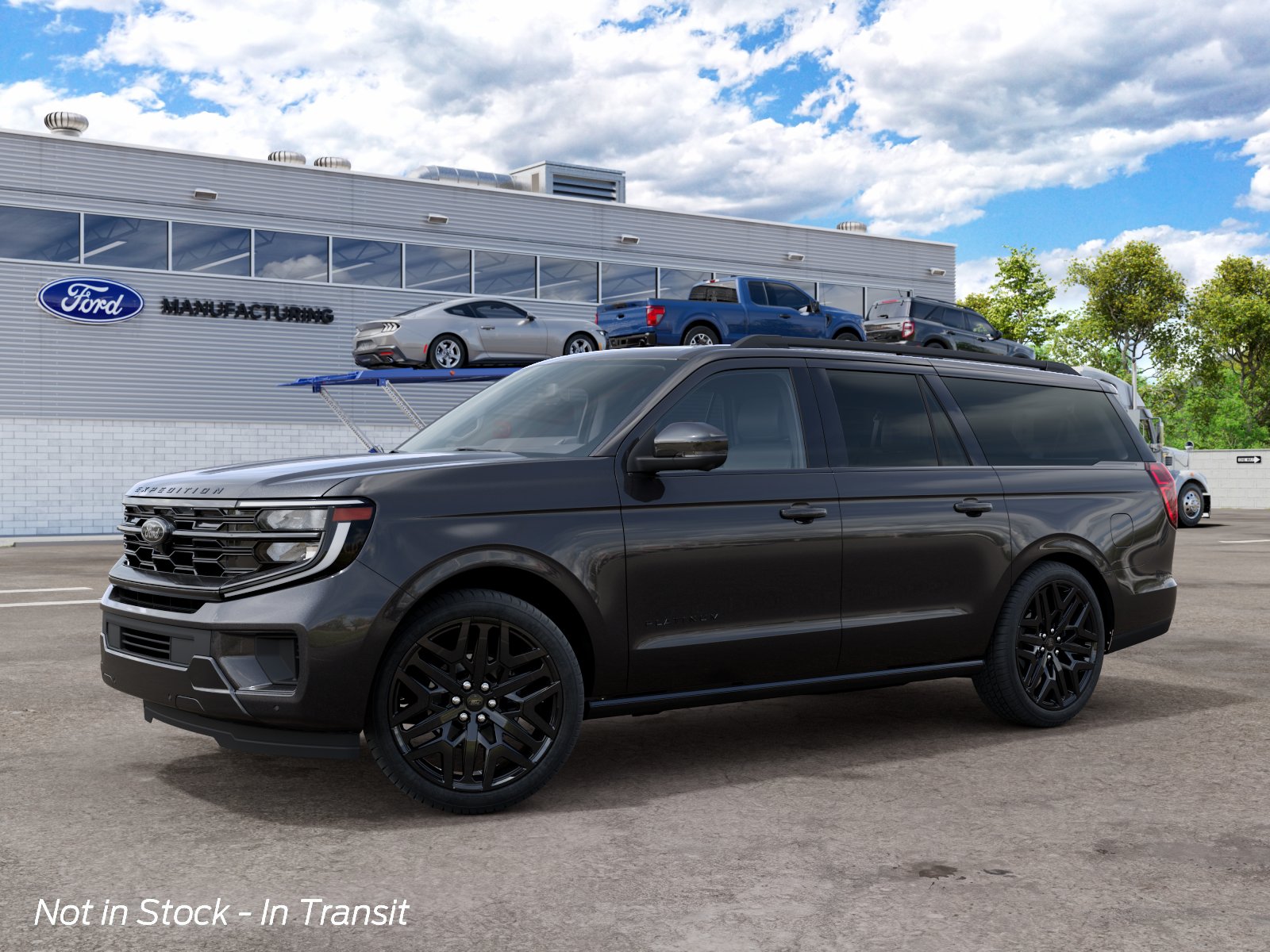 New 2027 Dark Matter Gray Metallic Ford MAX Platinum image 2