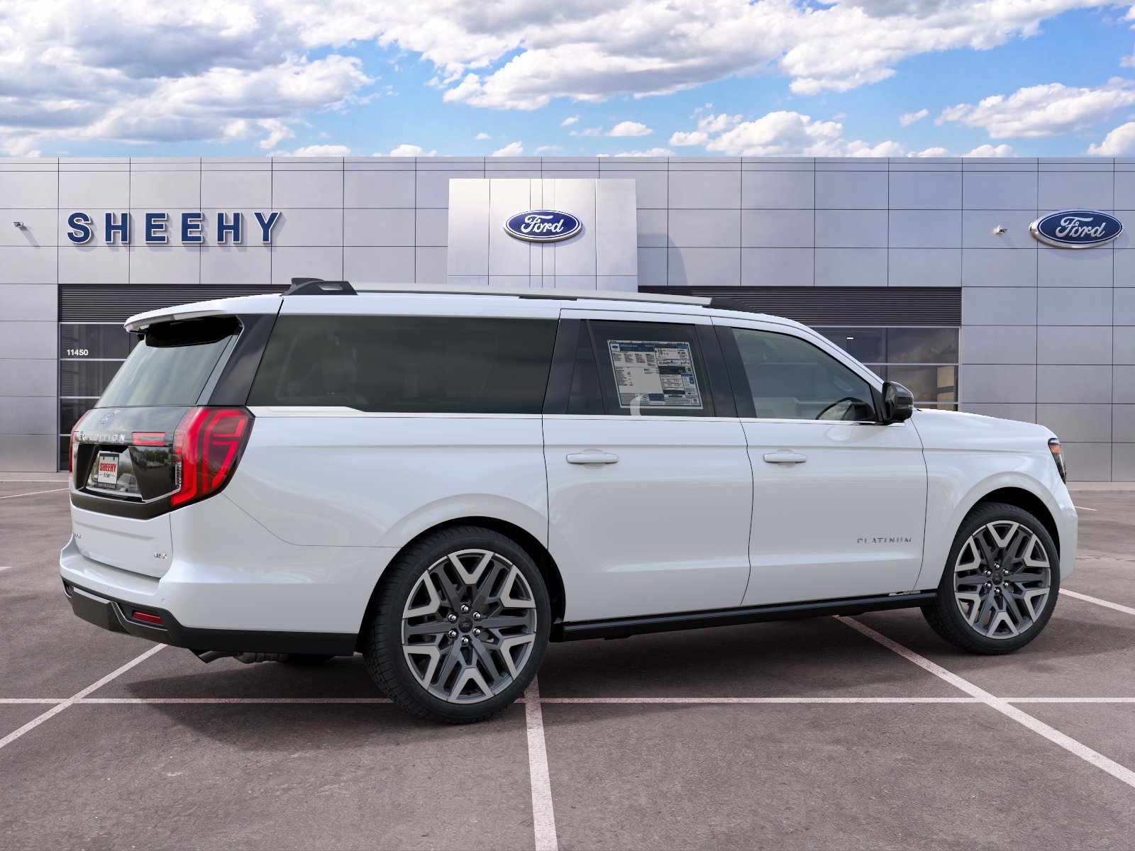 New 2027 Star White Metallic Tri-Coat Ford Platinum image 30