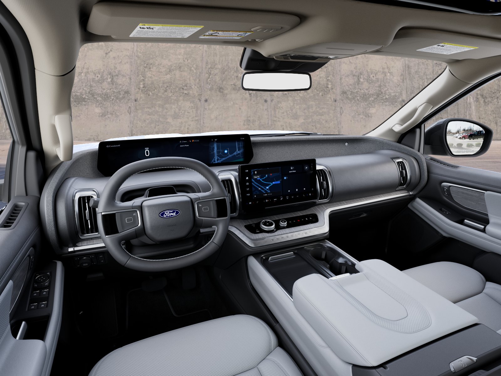 New 2027 Star White Metallic Tri-Coat Ford Platinum image 32