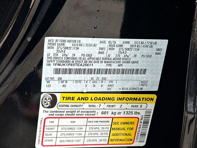 New 2026 Agate Black Metallic Ford MAX King Ranch® image 35