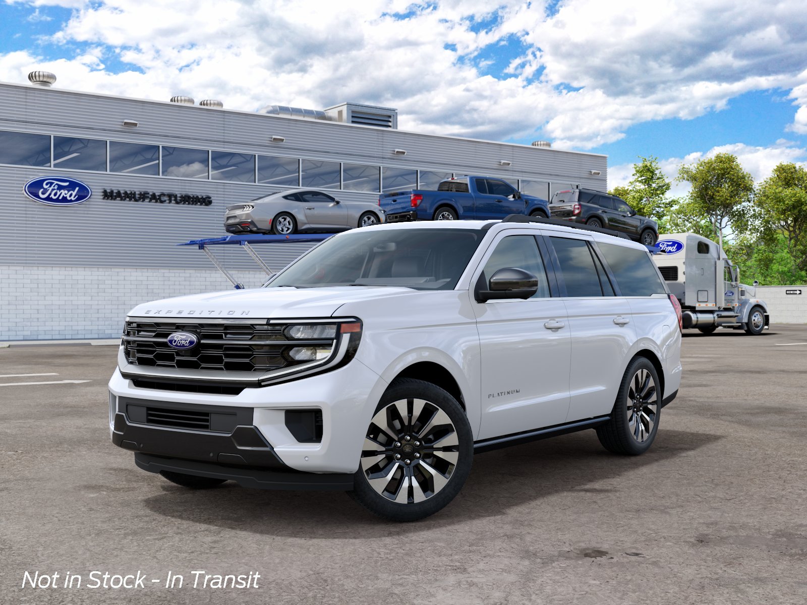 New 2027 Star White Metallic Tri-Coat Ford Platinum image 3