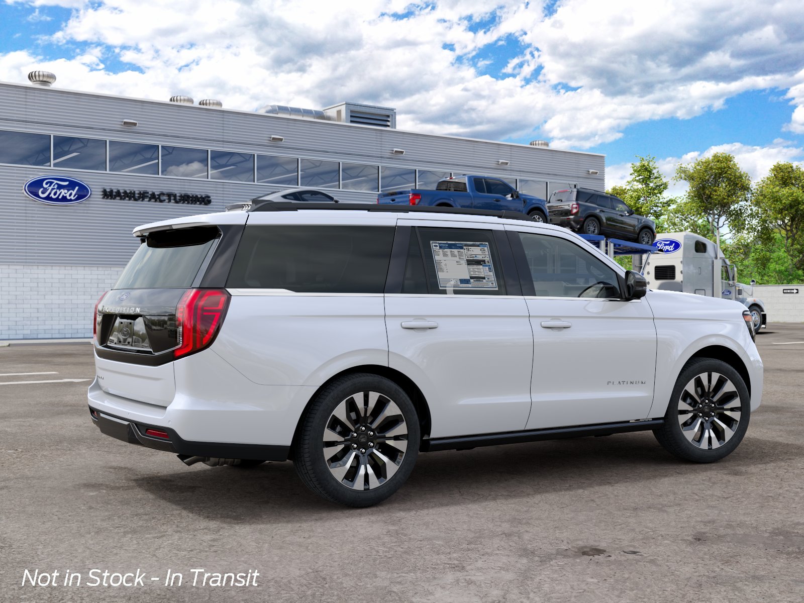 New 2027 Star White Metallic Tri-Coat Ford Platinum image 6