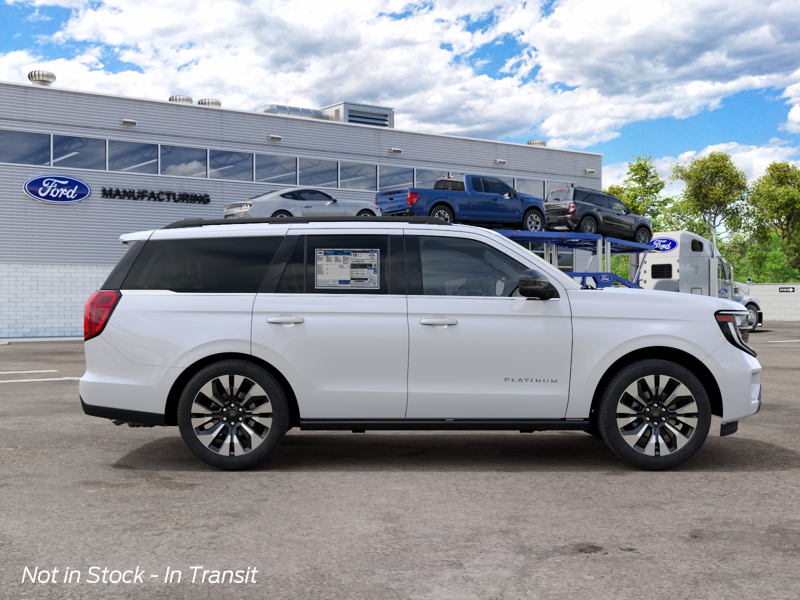 New 2027 Star White Metallic Tri-Coat Ford Platinum image 8