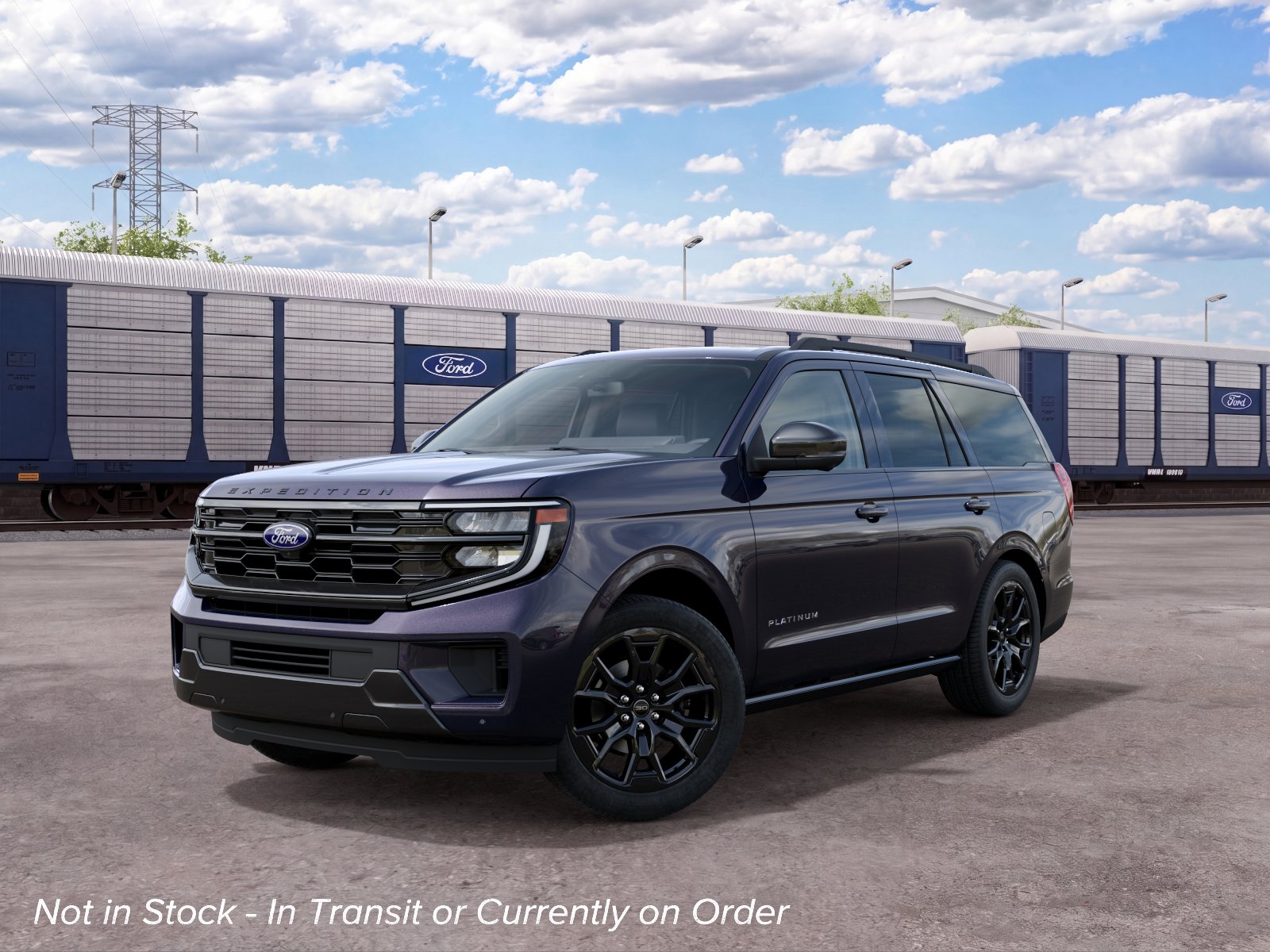New 2027 Blue Ember Metallic Ford Platinum image 2