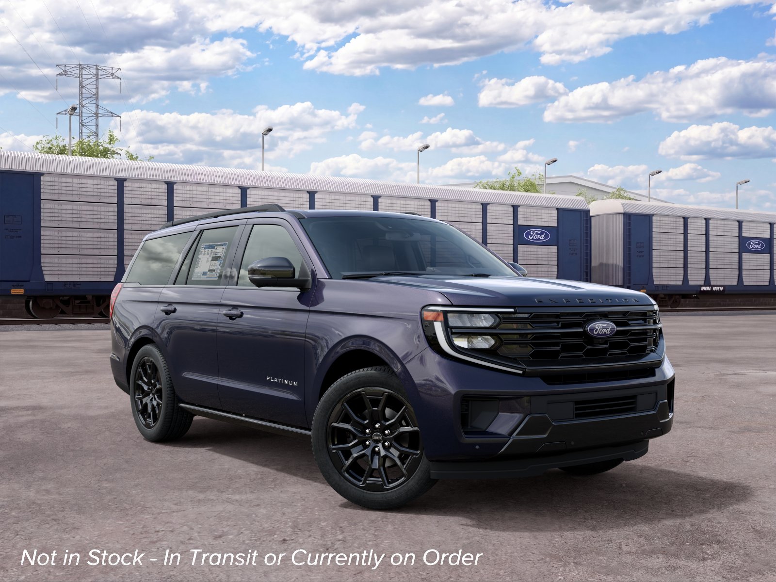 New 2027 Blue Ember Metallic Ford Platinum image 4