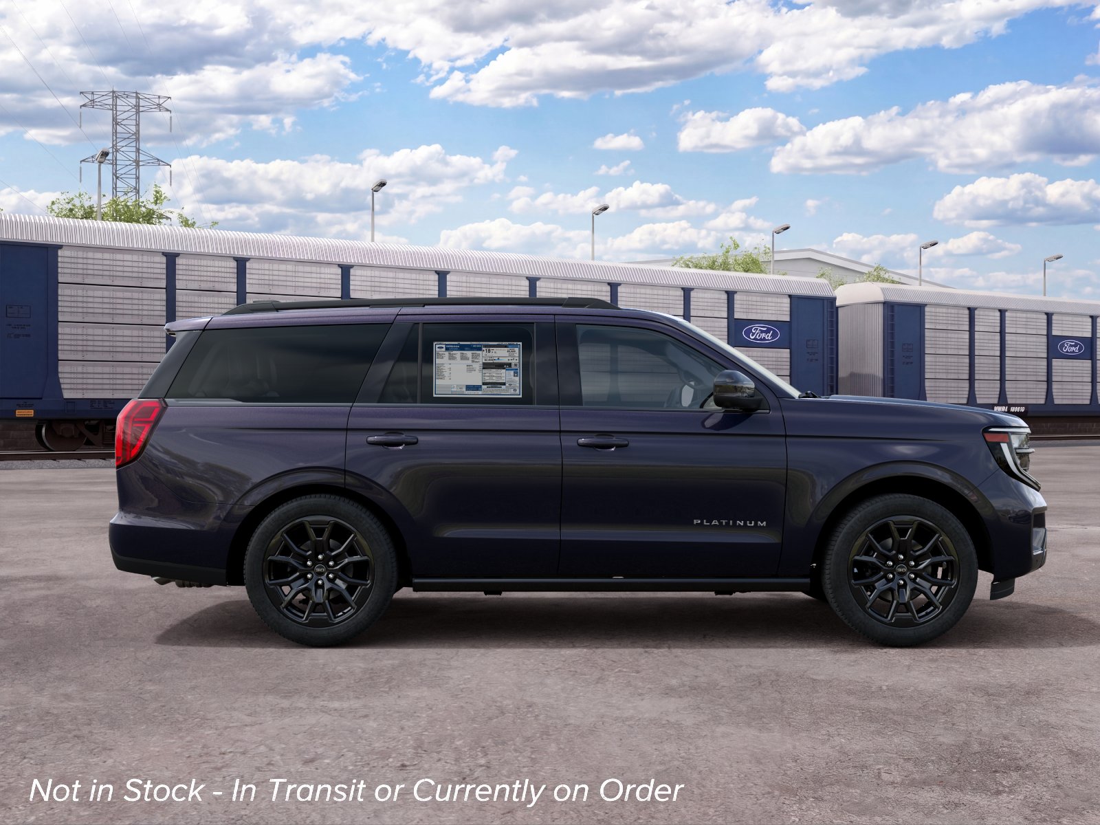 New 2027 Blue Ember Metallic Ford Platinum image 5