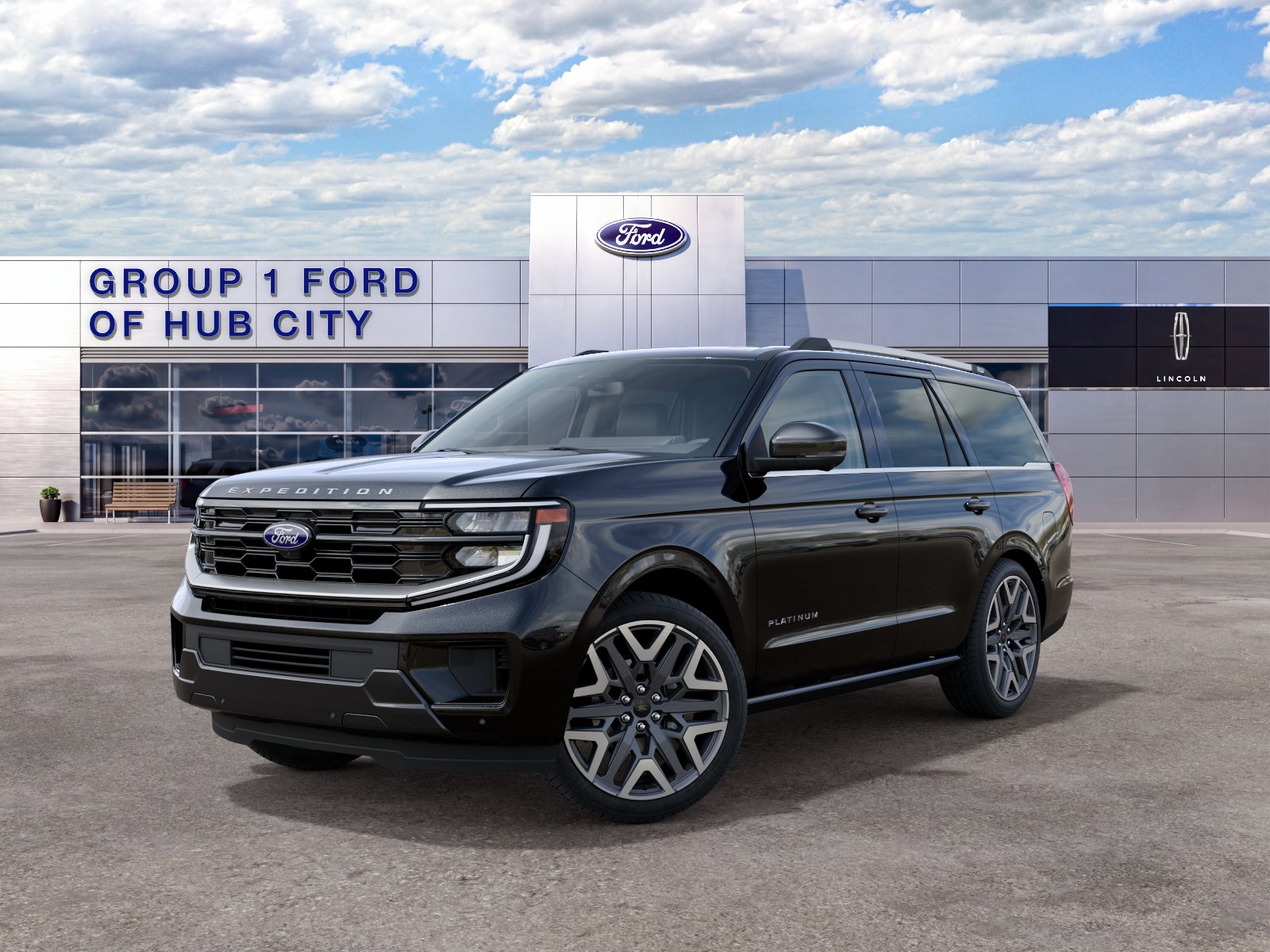 New 2027 Agate Black Metallic Ford Platinum image 24