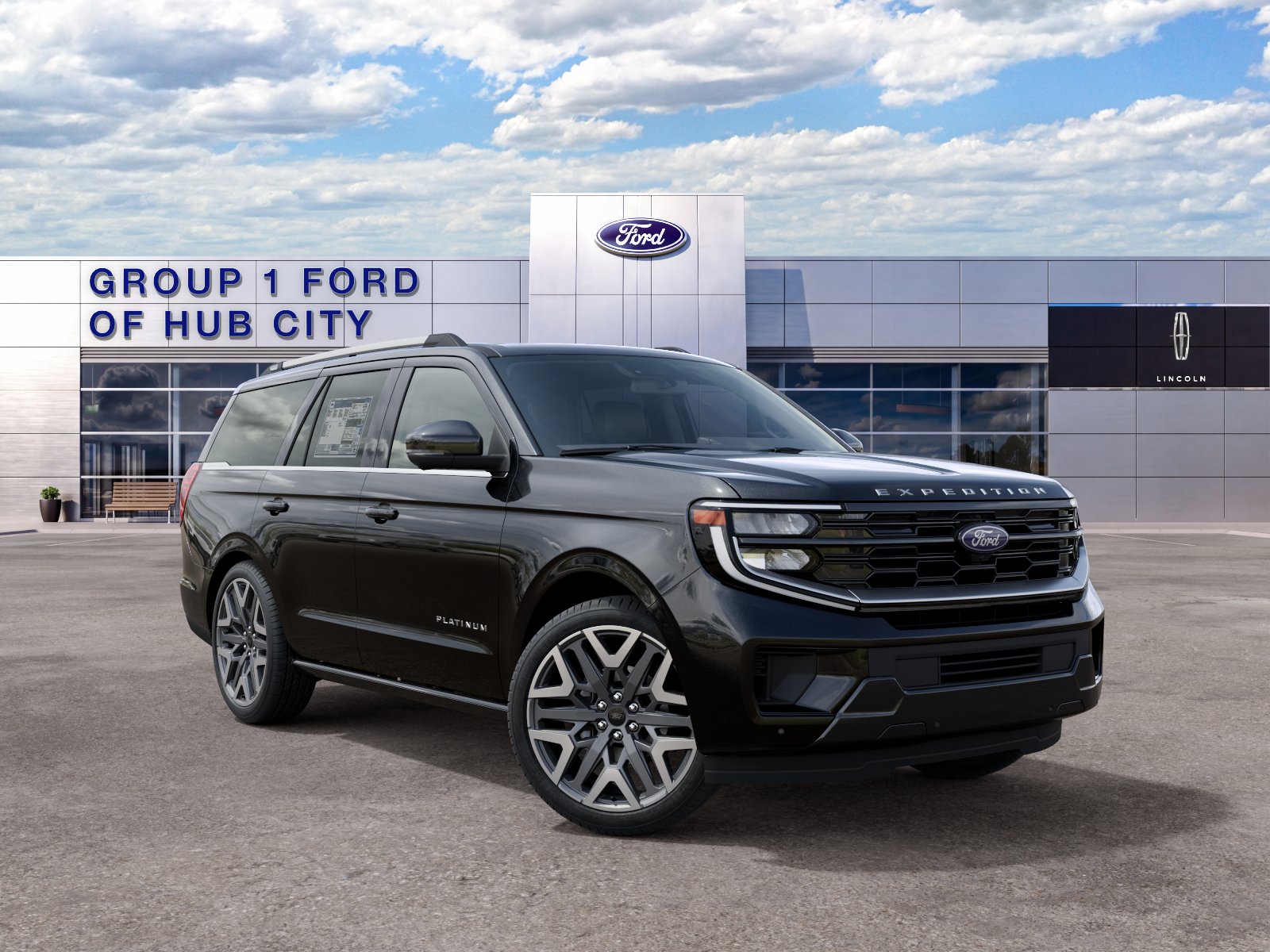 New 2027 Agate Black Metallic Ford Platinum image 26