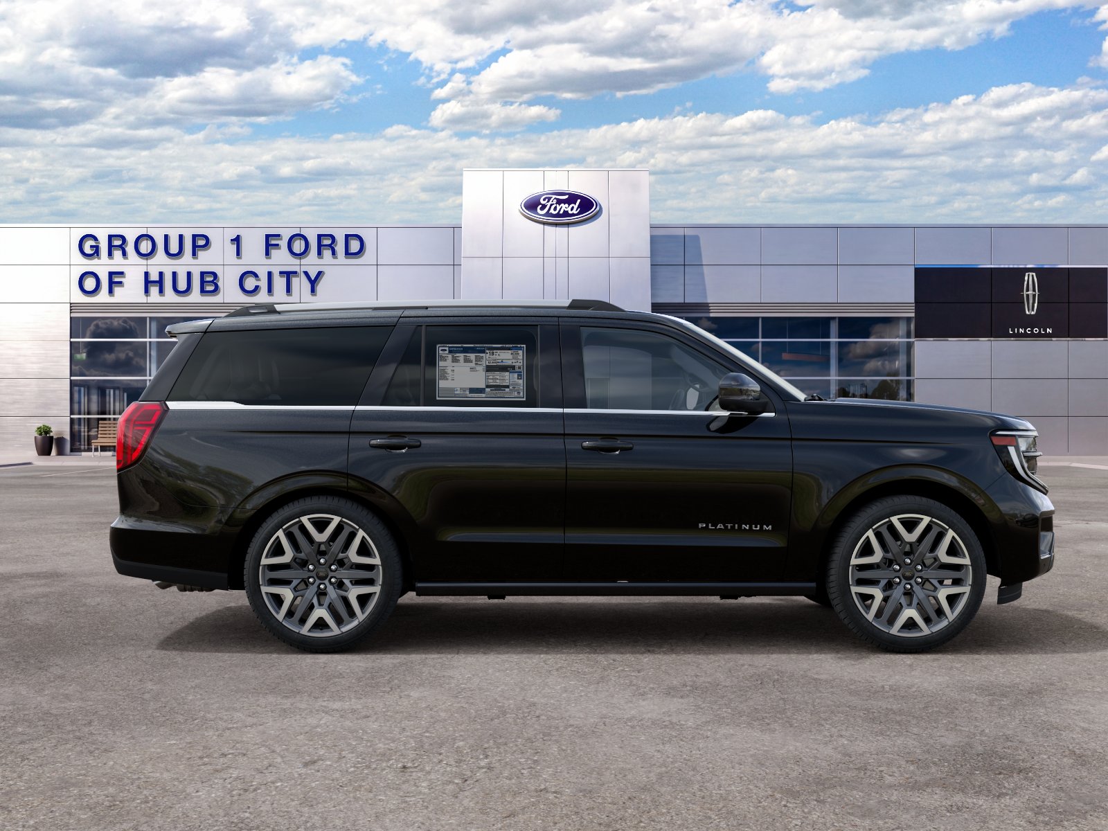 New 2027 Agate Black Metallic Ford Platinum image 27