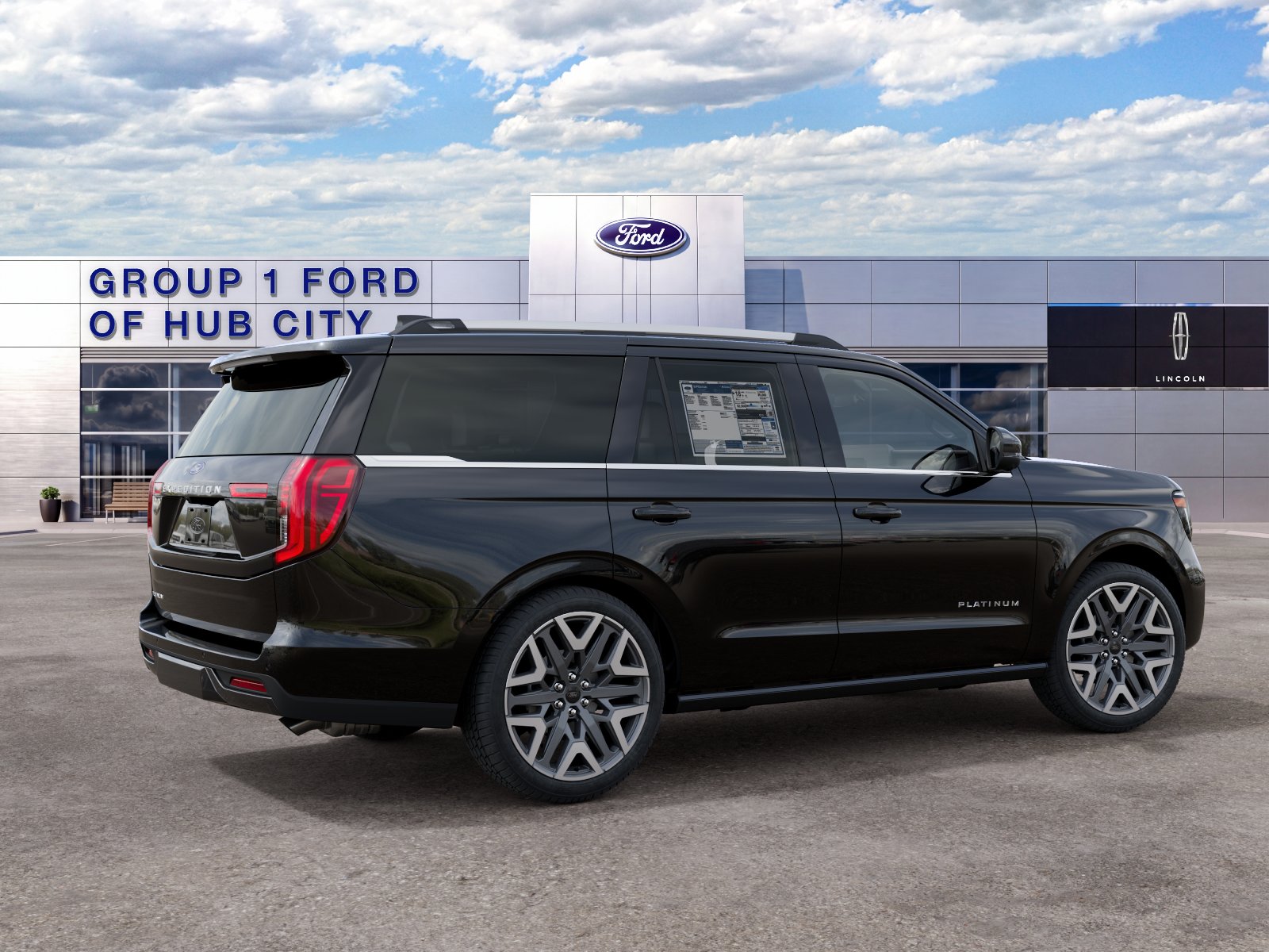 New 2027 Agate Black Metallic Ford Platinum image 28