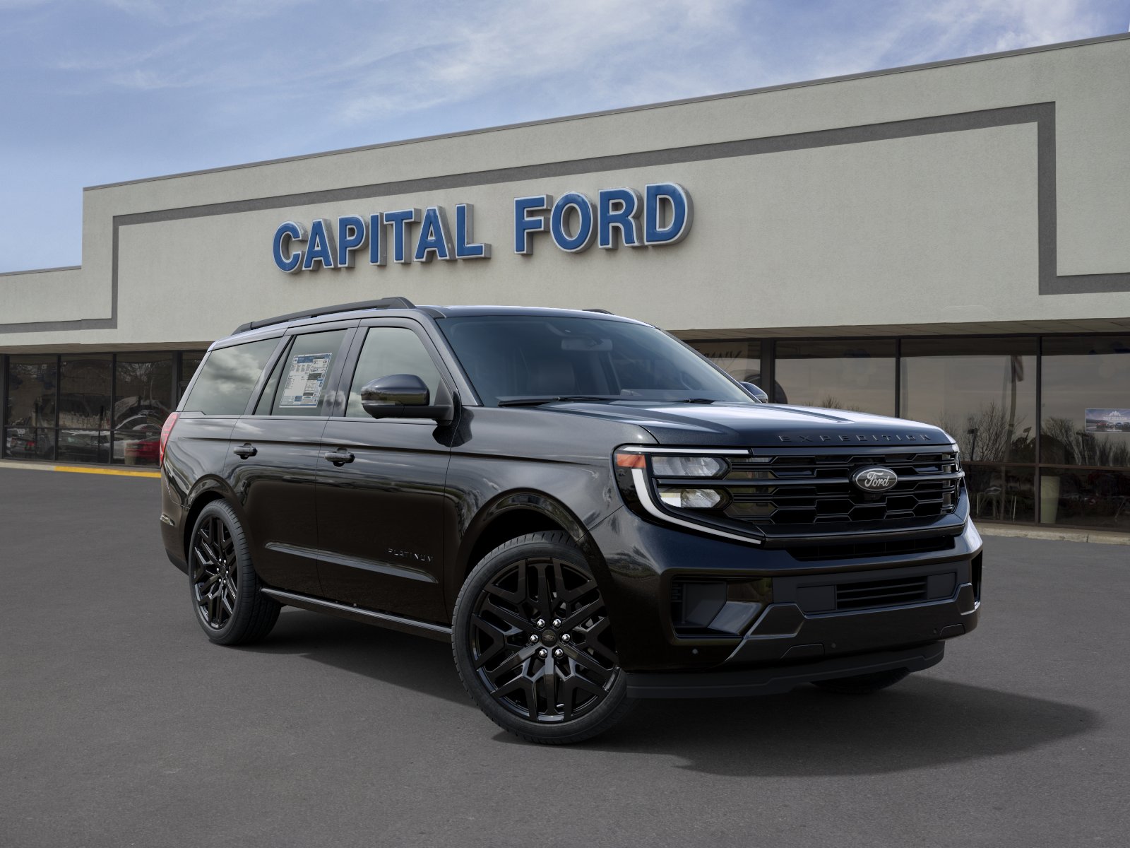 New 2027 Agate Black Metallic Ford Platinum image 27