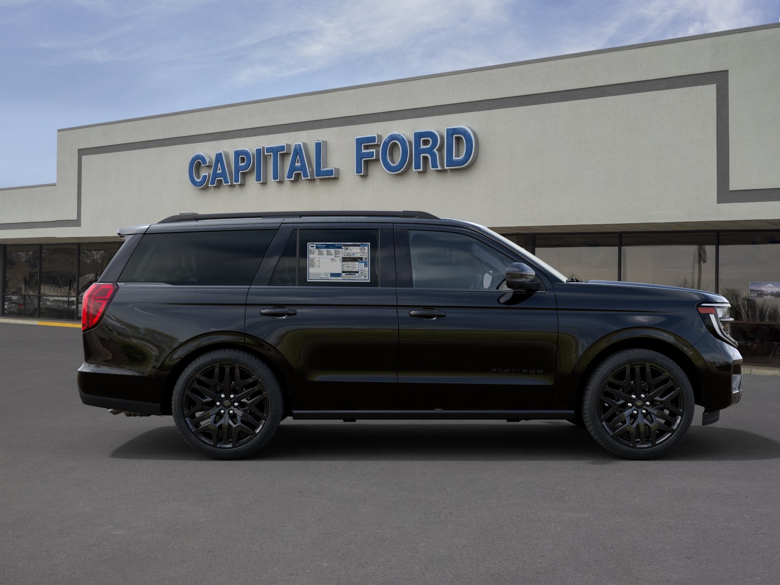 New 2027 Agate Black Metallic Ford Platinum image 28