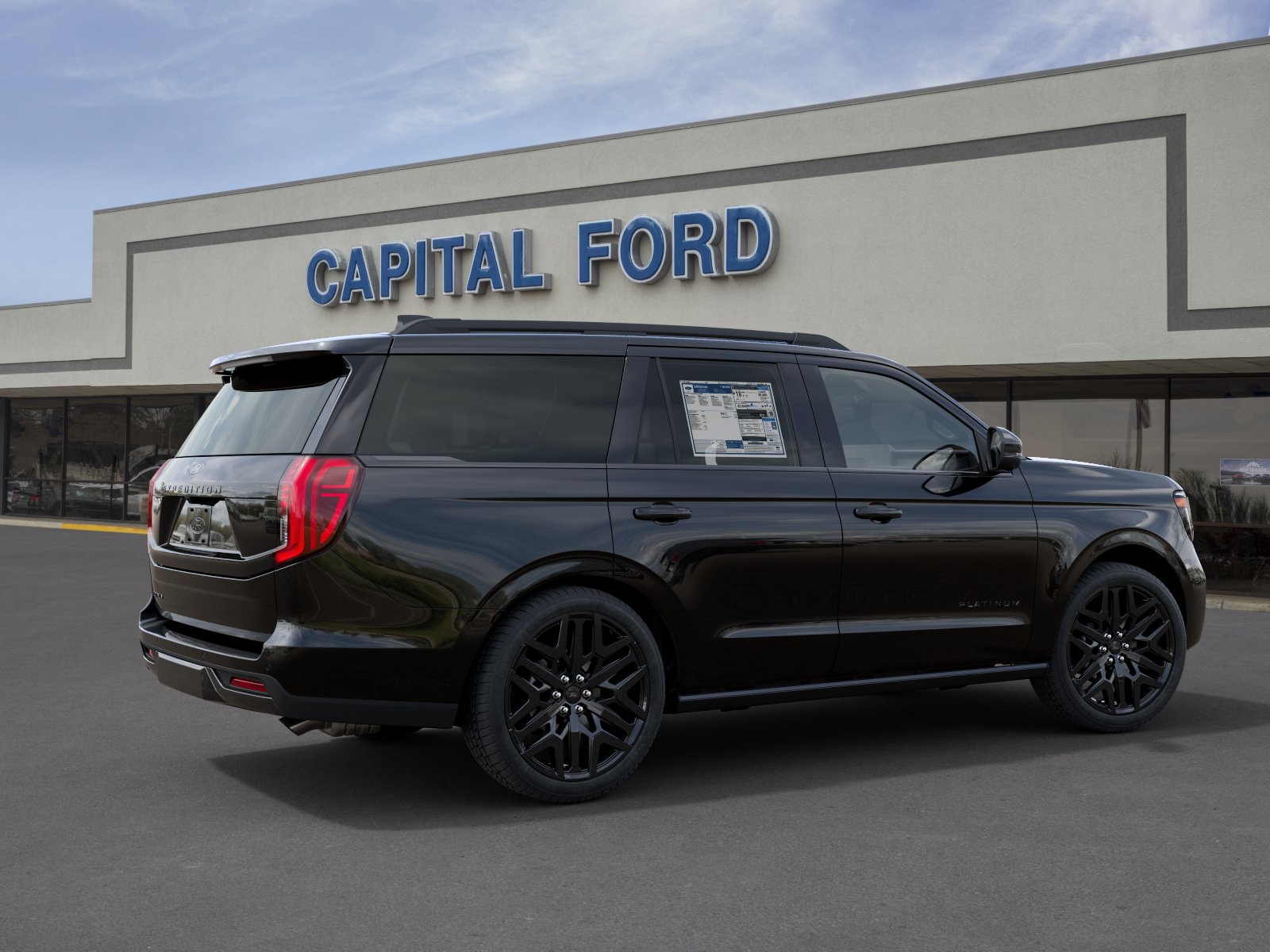 New 2027 Agate Black Metallic Ford Platinum image 29