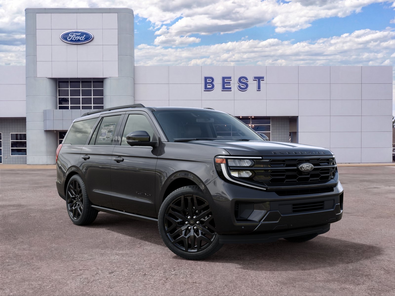 New 2027 Dark Matter Gray Metallic Ford Platinum image 4