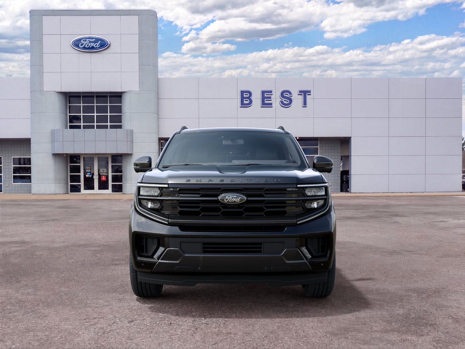 New 2027 Agate Black Metallic Ford Platinum image 3