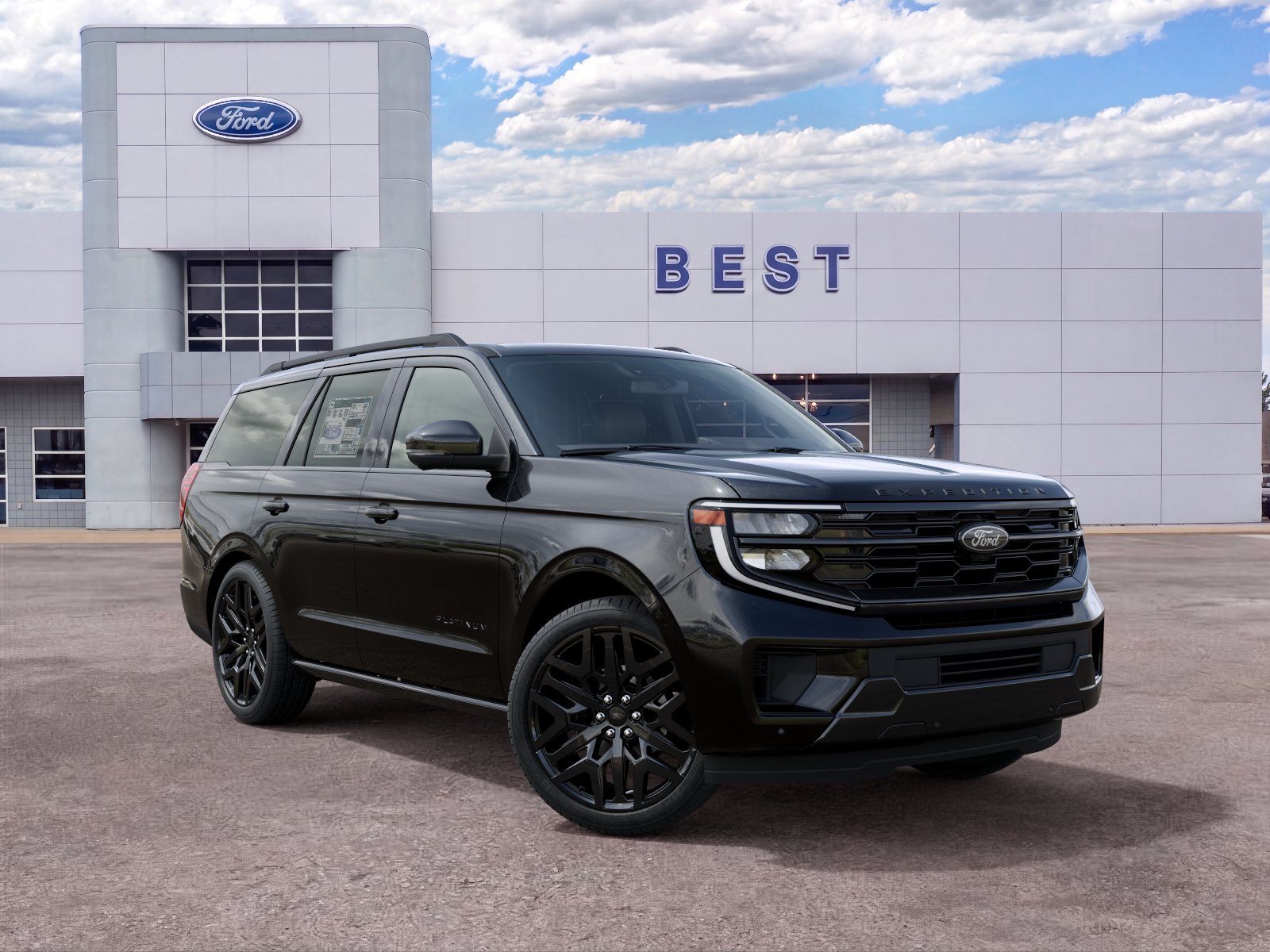 New 2027 Agate Black Metallic Ford Platinum image 4