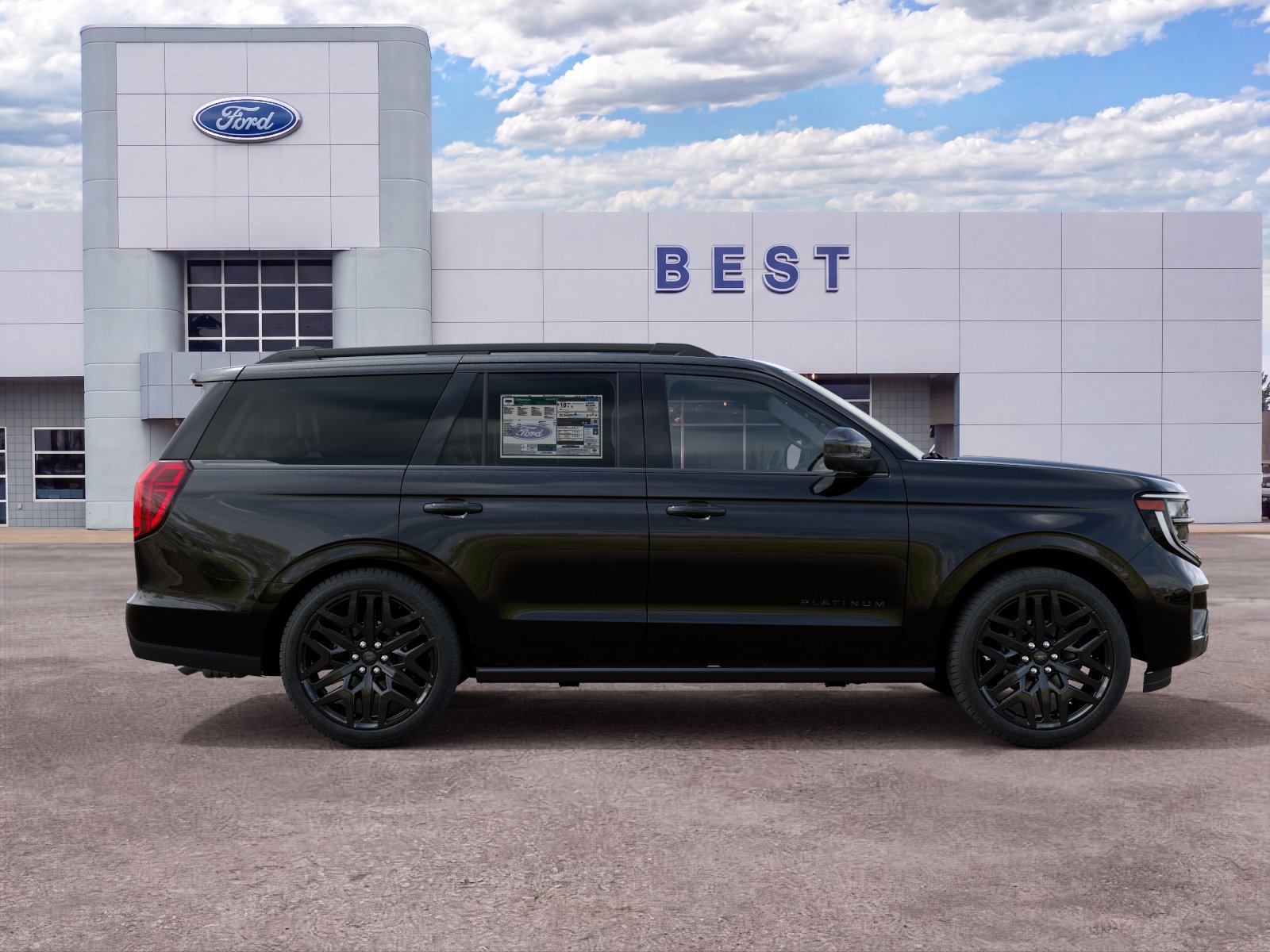 New 2027 Agate Black Metallic Ford Platinum image 5