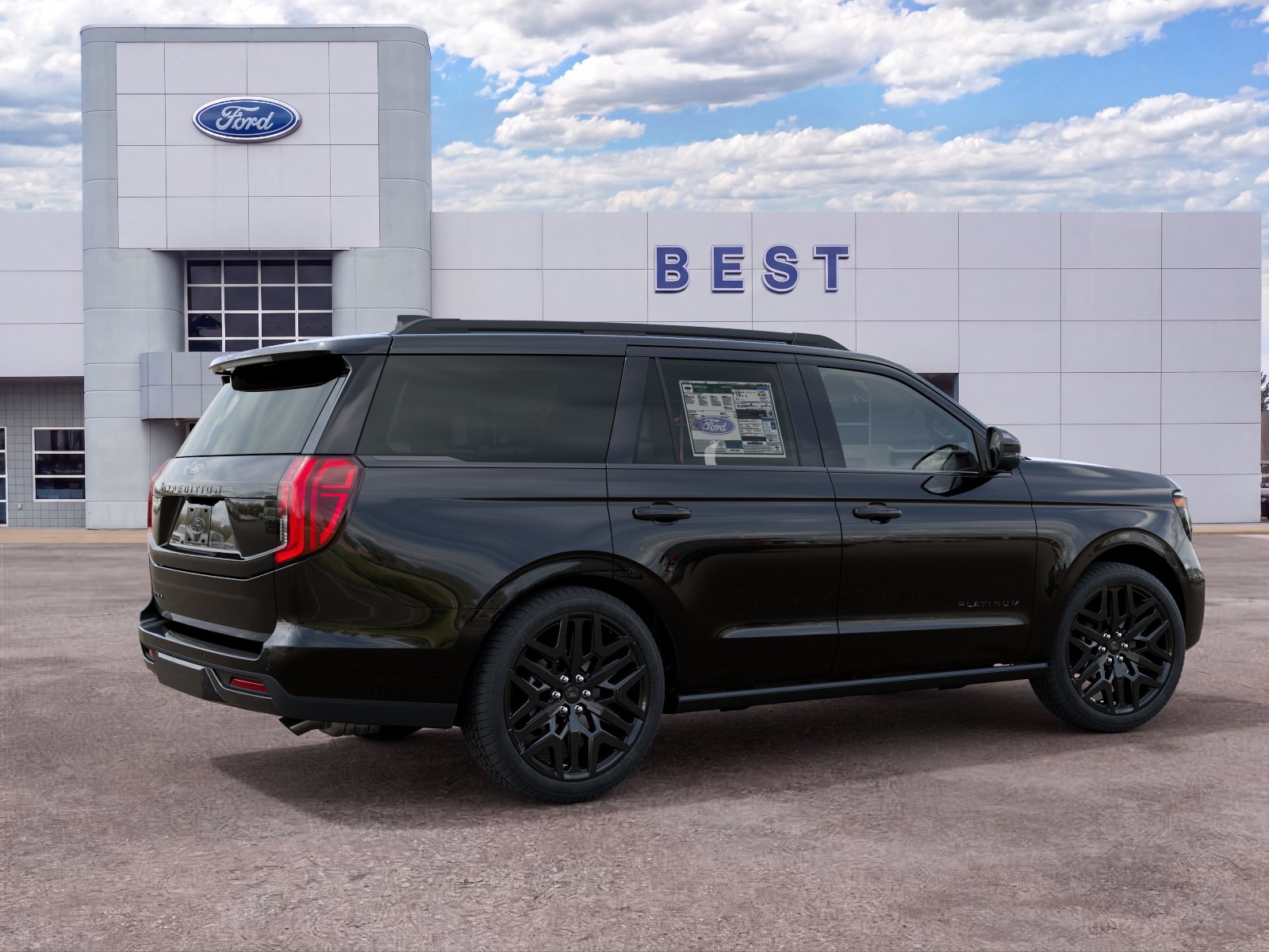 New 2027 Agate Black Metallic Ford Platinum image 6