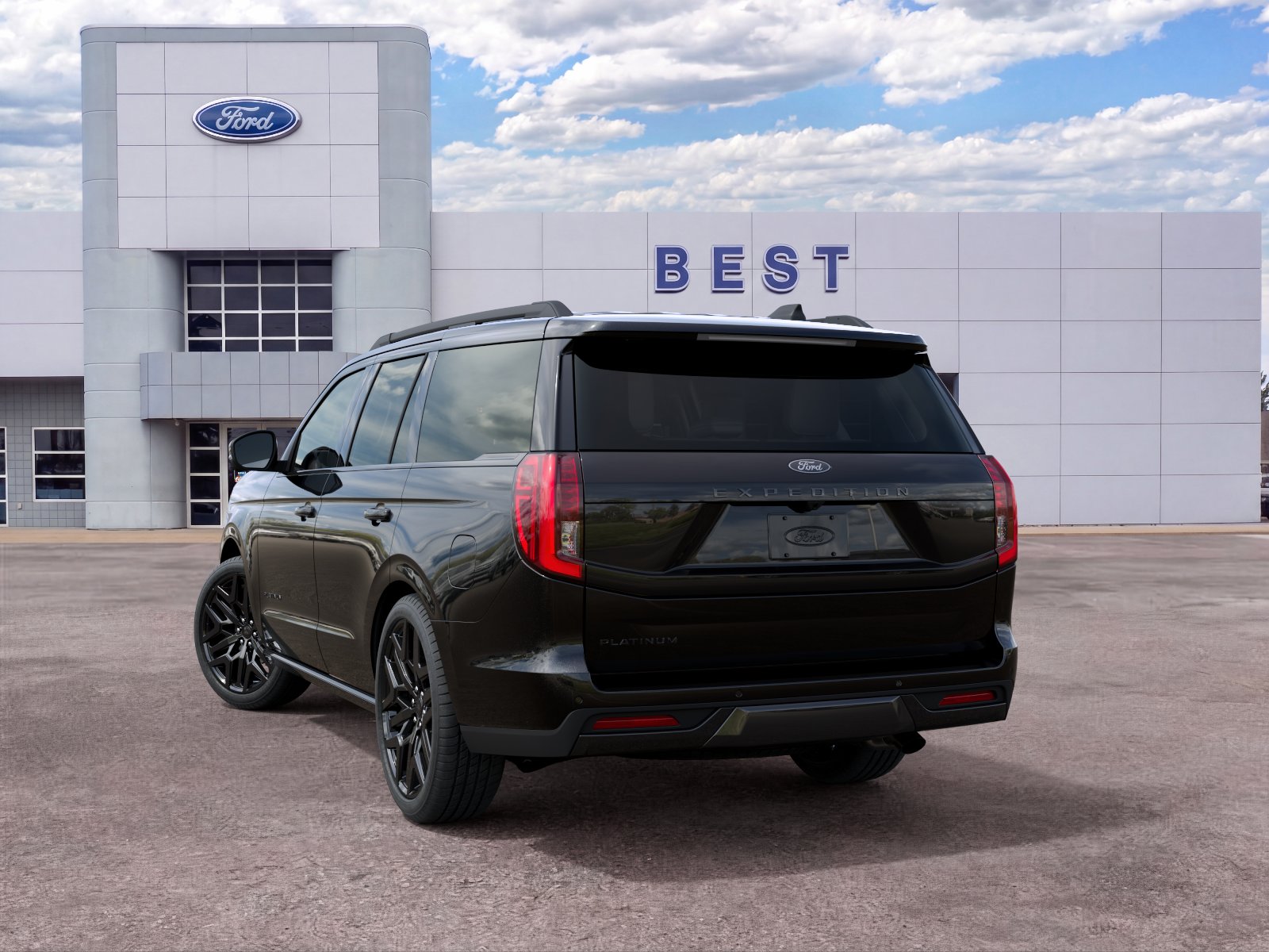 New 2027 Agate Black Metallic Ford Platinum image 8