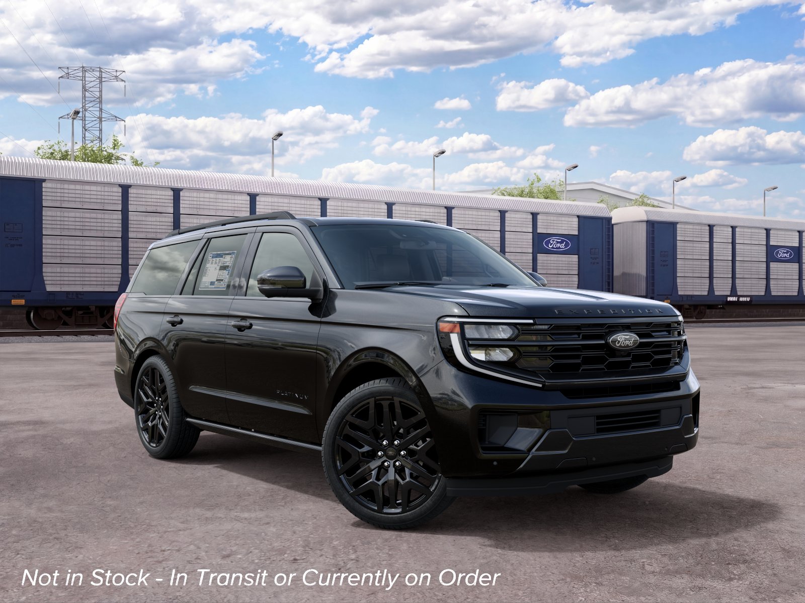 New 2027 Agate Black Metallic Ford Platinum image 4