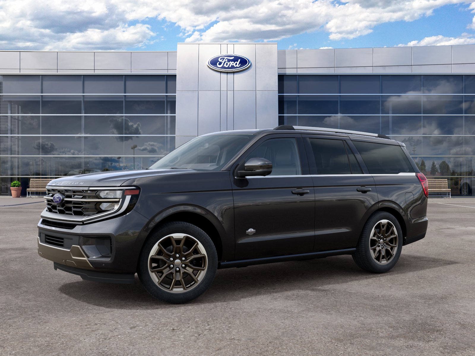 New 2027 Dark Matter Gray Metallic Ford King Ranch image 24