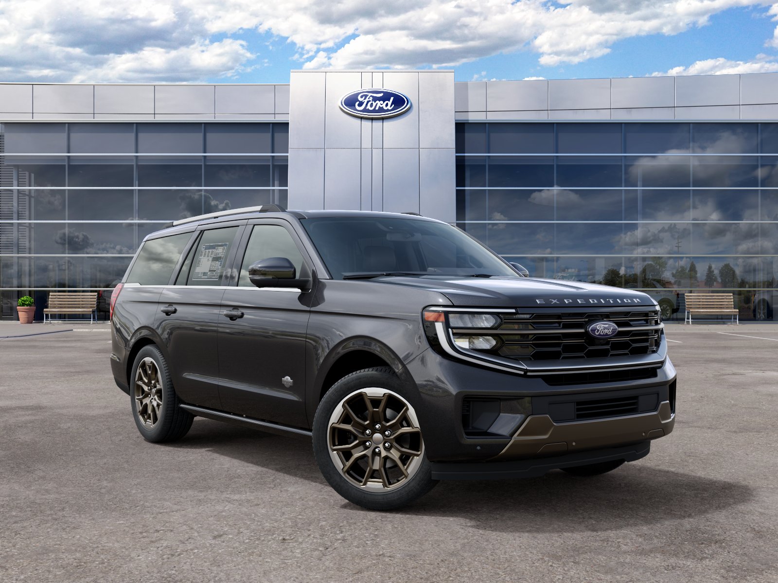 New 2027 Dark Matter Gray Metallic Ford King Ranch image 27