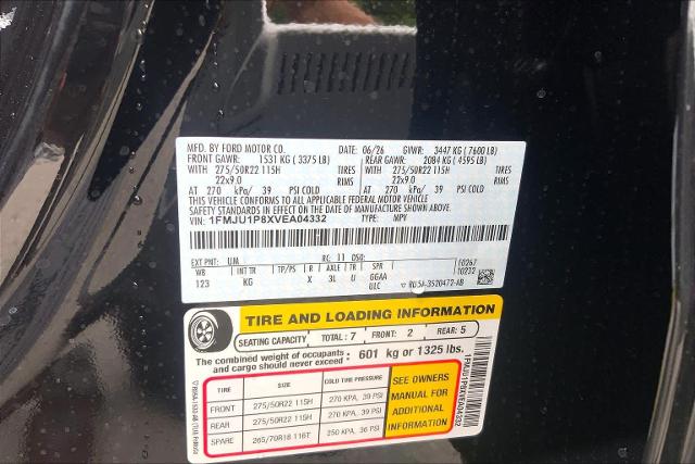 New 2027 Agate Black Metallic Ford King Ranch® image 31