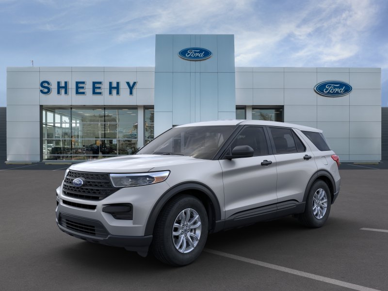 New 2021 Iconic Silver Metallic Ford Explorer image 3