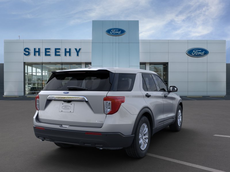New 2021 Iconic Silver Metallic Ford Explorer image 8