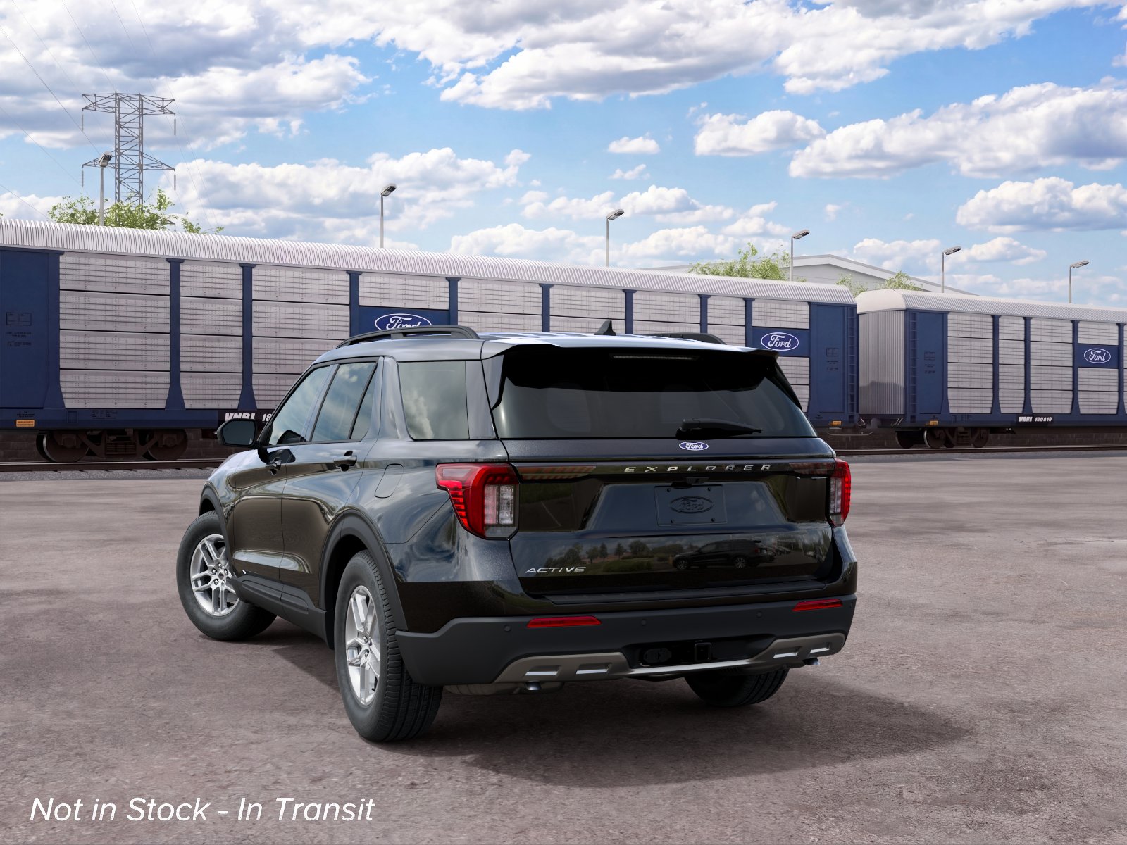 New 2027 Agate Black Metallic Ford Active image 8