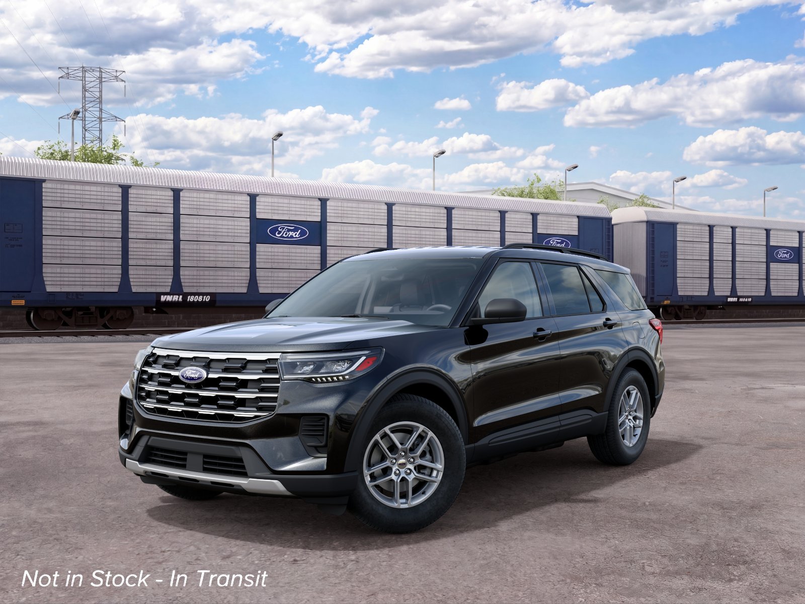 New 2027 Agate Black Metallic Ford Active image 2