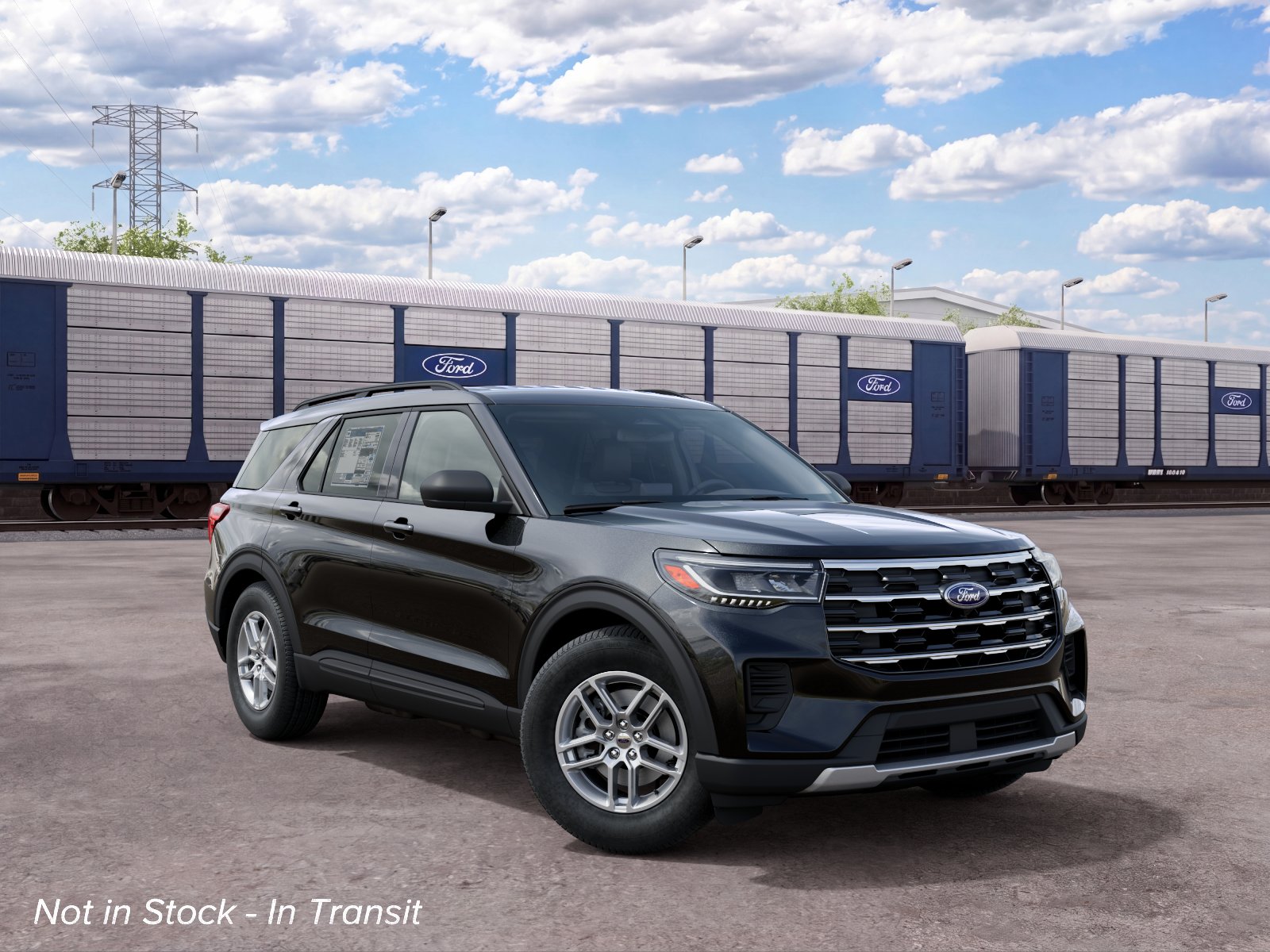 New 2027 Agate Black Metallic Ford Active image 4