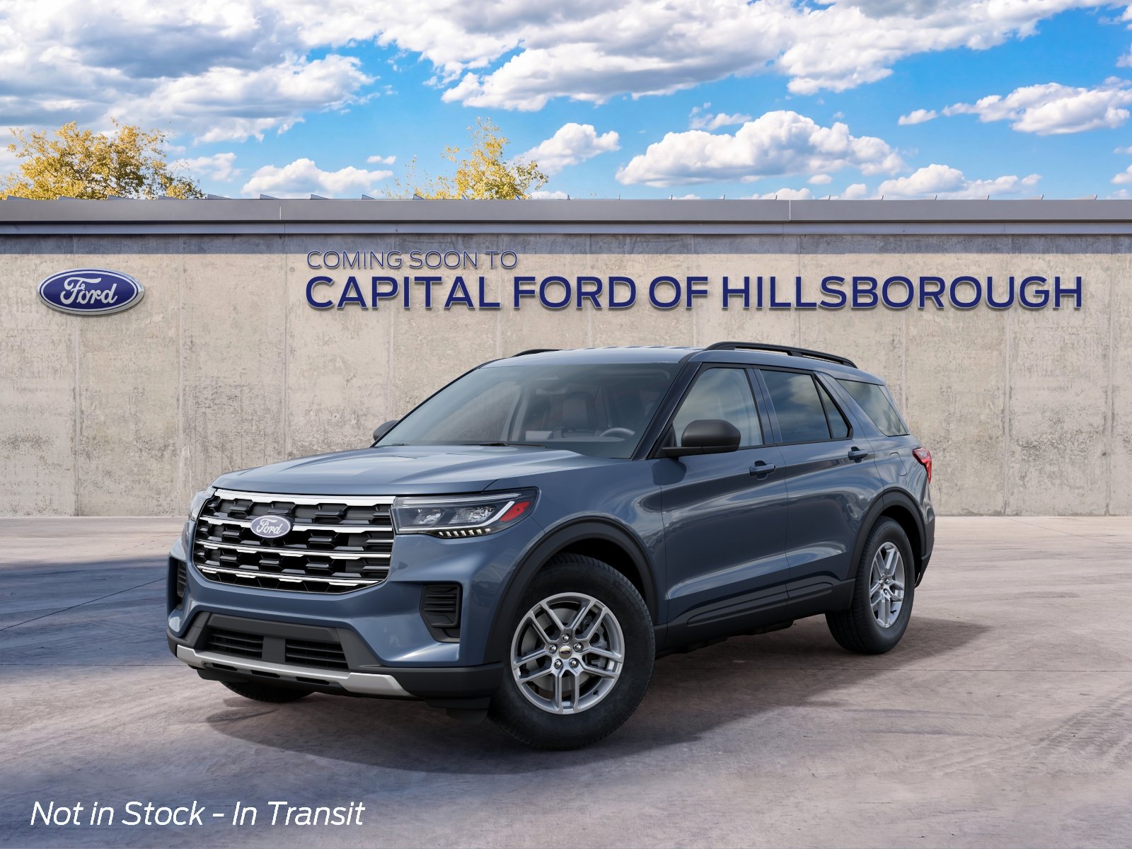New 2027 Vapor Blue Metallic Ford Active image 2