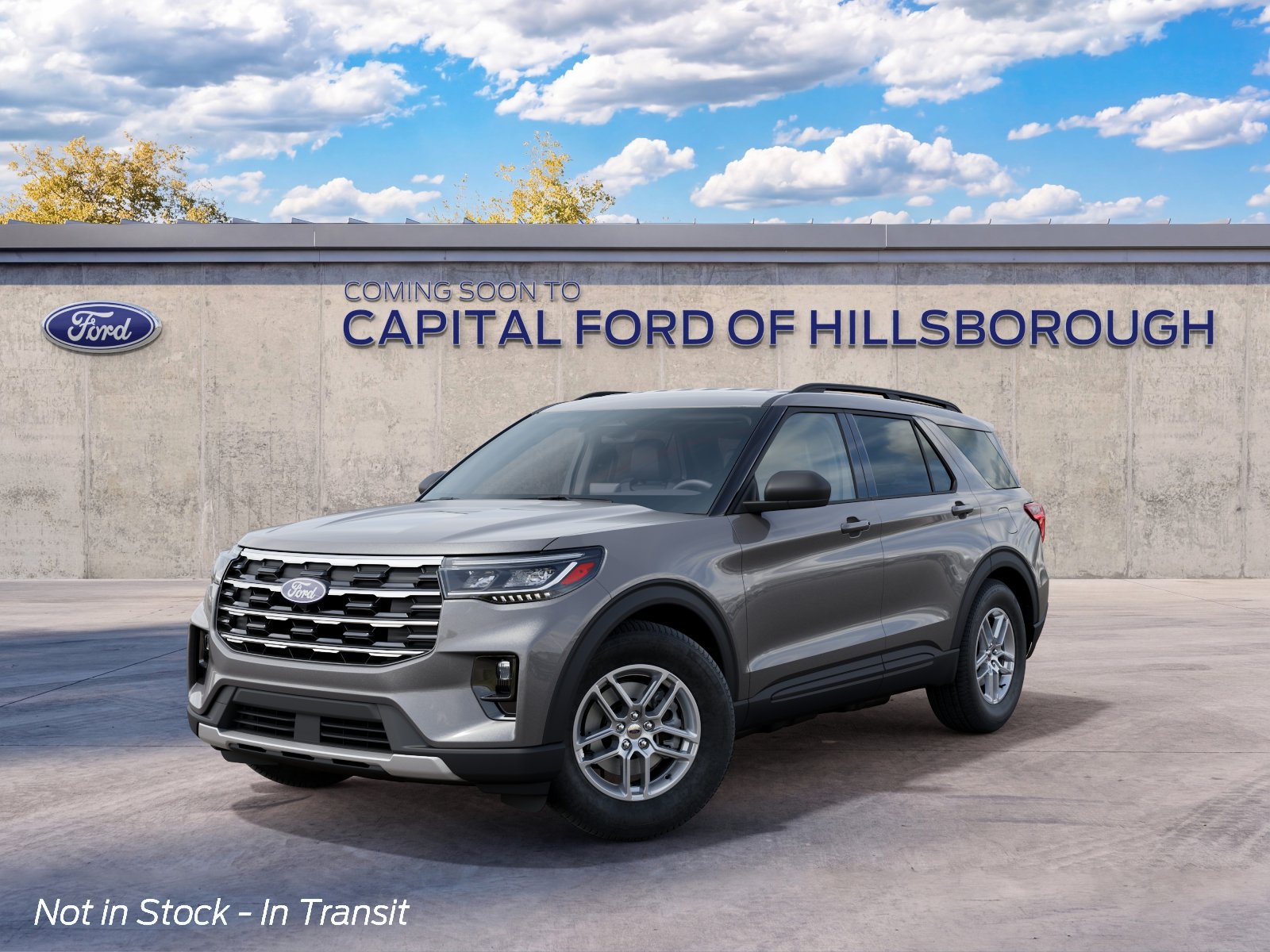 New 2027 Carbonized Gray Metallic Ford Active image 2