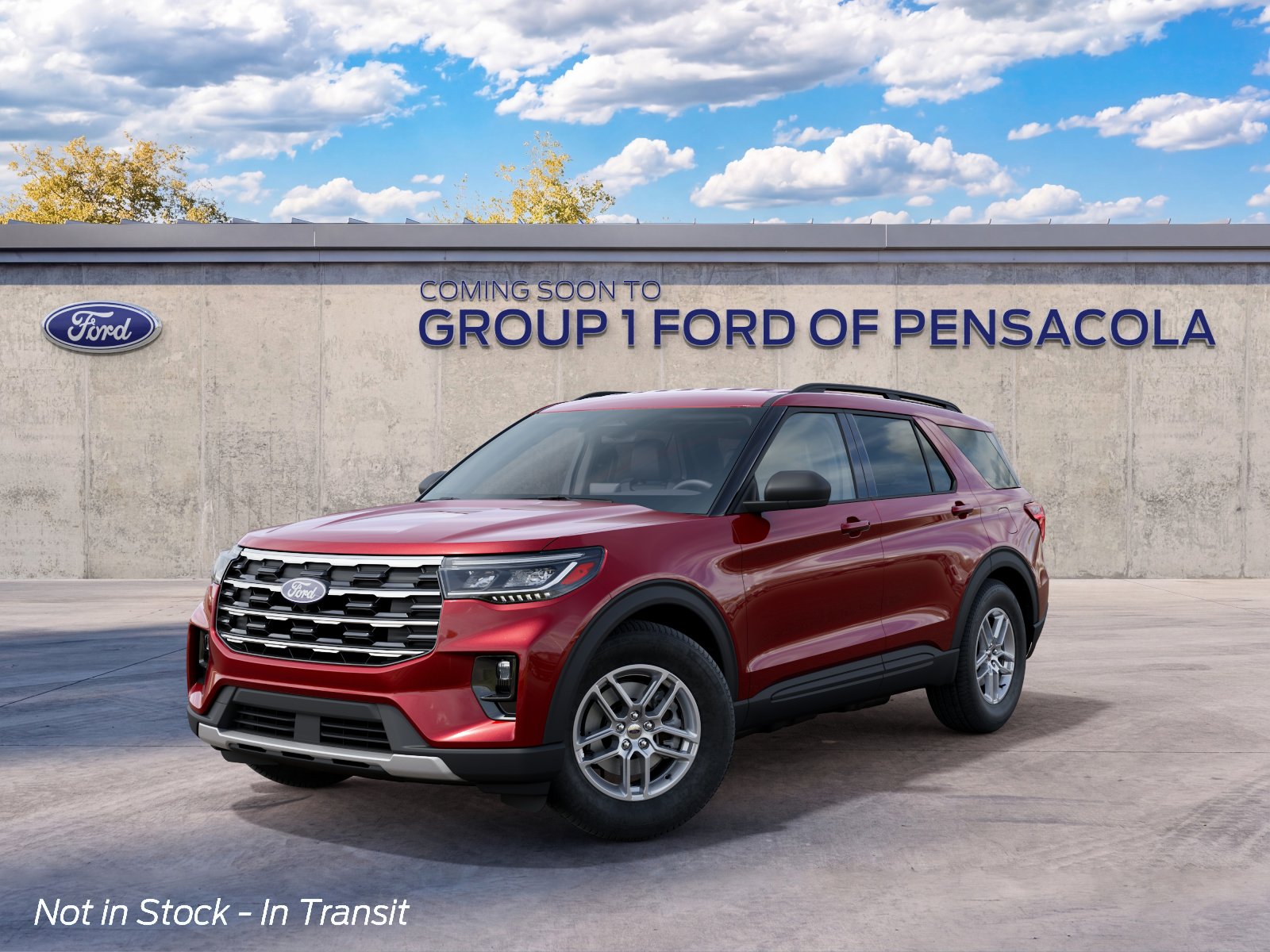 New 2027 Ruby Red Metallic Tinted Clearcoat Ford Active image 2