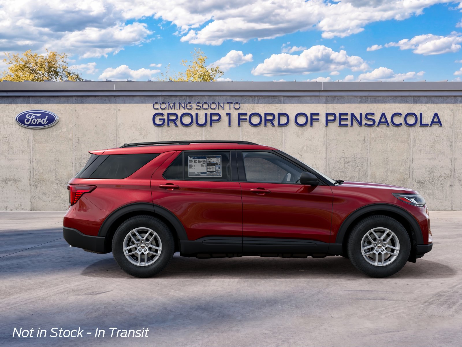 New 2027 Ruby Red Metallic Tinted Clearcoat Ford Active image 5